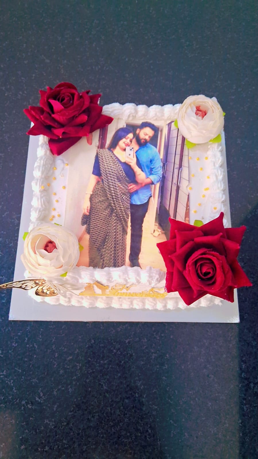 Pineapple Photo Cake